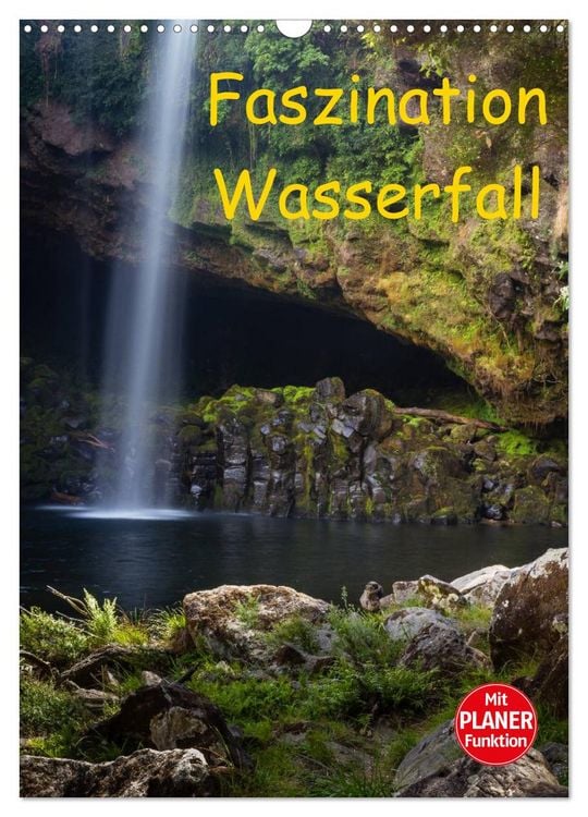 Produktbild: Faszination Wasserfall (Wandkalender 2026 DIN A3 hoch), CALVENDO Monatskalender