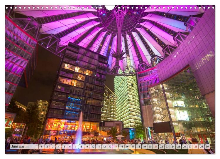Produktbild: Big City Lights - Metropolen im Lichterglanz (Wandkalender 2026 DIN A3 quer), CALVENDO Monatskalender