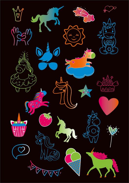 Produktbild: Neon-Sticker