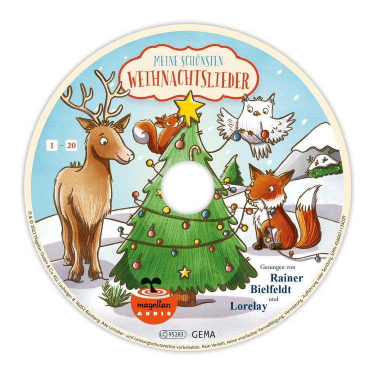 Produktbild: &Ouml;hrchen auf! Meine sch&ouml;nsten Weihnachtslieder (Audio-CD)