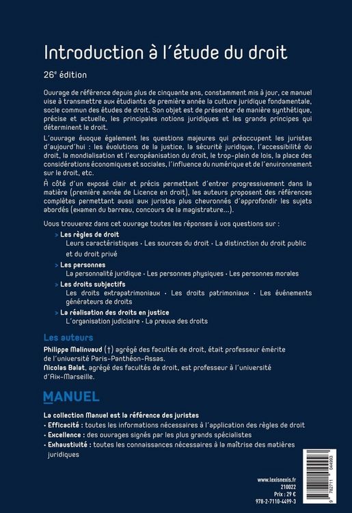 Produktbild: Introduction a l etude du droit