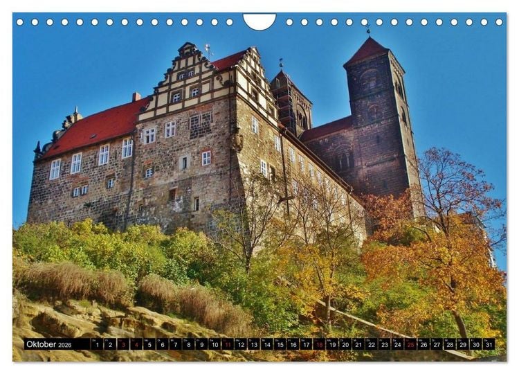 Produktbild: Burgen- und Schl&ouml;sserreise durch Deutschland (Wandkalender 2026 DIN A4 quer), CALVENDO Monatskalender