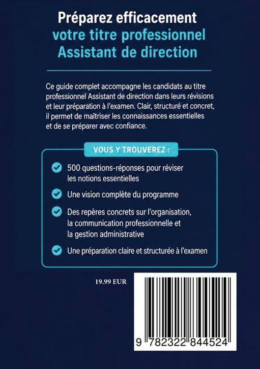 Produktbild: Titre Professionnel Assistant de Direction