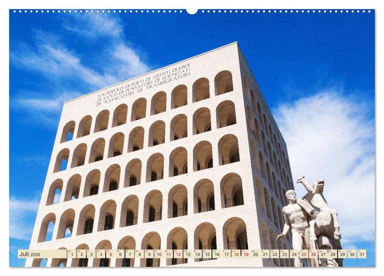 Produktbild: Architekturstile Europas - von der Antike bis zum 20. Jahrhundert (hochwertiger Premium Wandkalender 2026 DIN A2 quer), Kunstdruck in Hochglanz