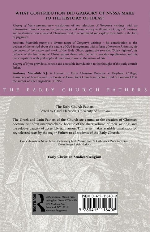 Produktbild: Gregory of Nyssa