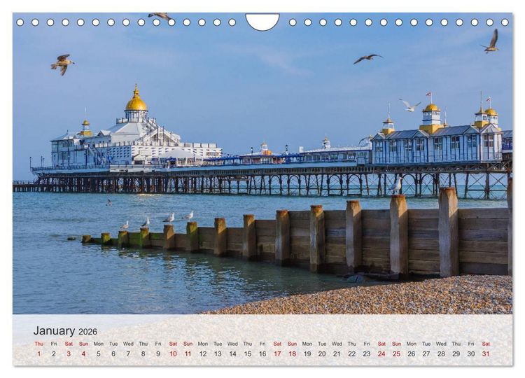 Produktbild: Eastbourne 2026 (Wall Calendar 2026 DIN A4 landscape), CALVENDO 12 Month Wall Calendar