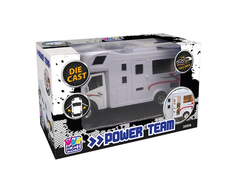 Produktbild: Die Cast Motorhome Wohnmobil wei&szlig; 17cm
