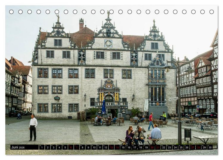 Produktbild: Hann. M&uuml;ndener Ansichten (Tischkalender 2026 DIN A5 quer), CALVENDO Monatskalender