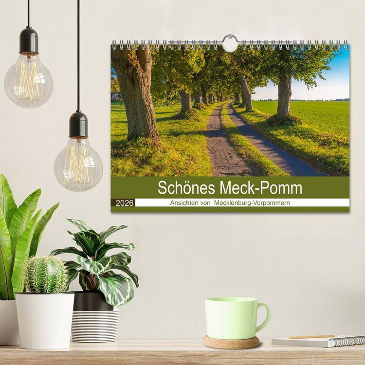 Produktbild: Sch&ouml;nes Meck-Pomm (Wandkalender 2026 DIN A4 quer), CALVENDO Monatskalender