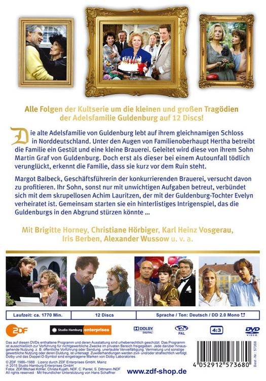 Produktbild: Das Erbe der Guldenburgs - Komplettbox [12 DVDs]
