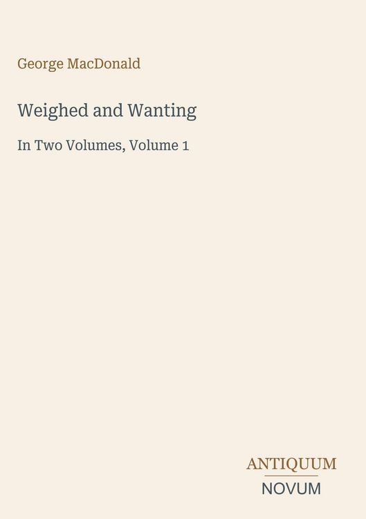Produktbild: Weighed and Wanting
