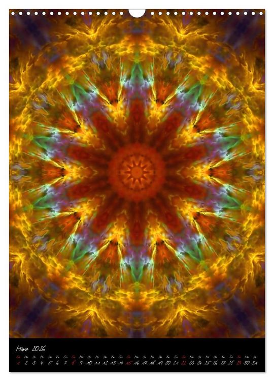 Produktbild: Mandala - Esoterik & Meditation (Wandkalender 2026 DIN A3 hoch), CALVENDO Monatskalender