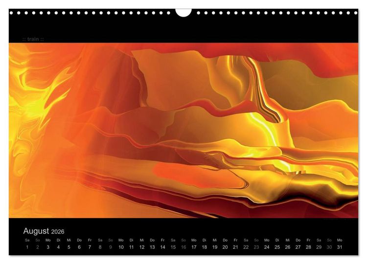 Produktbild: Abstrakte Kunst (Wandkalender 2026 DIN A3 quer), CALVENDO Monatskalender