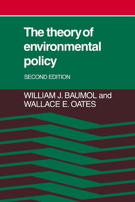 Produktbild: The Theory of Environmental Policy