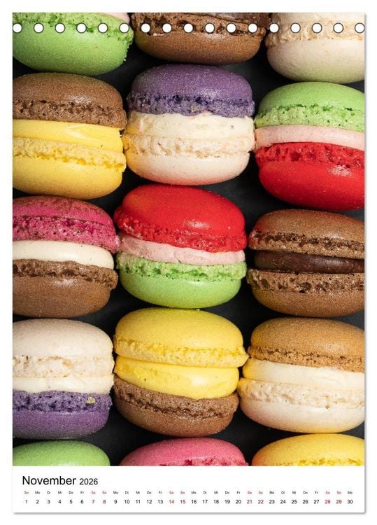 Produktbild: Leckereien - Food art (Tischkalender 2026 DIN A5 hoch), CALVENDO Monatskalender