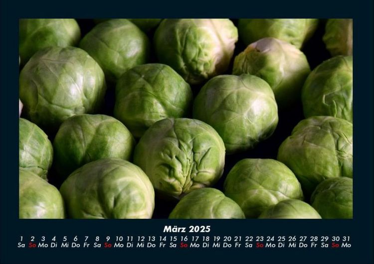 Produktbild: Gem&uuml;sekalender 2025 Fotokalender DIN A4