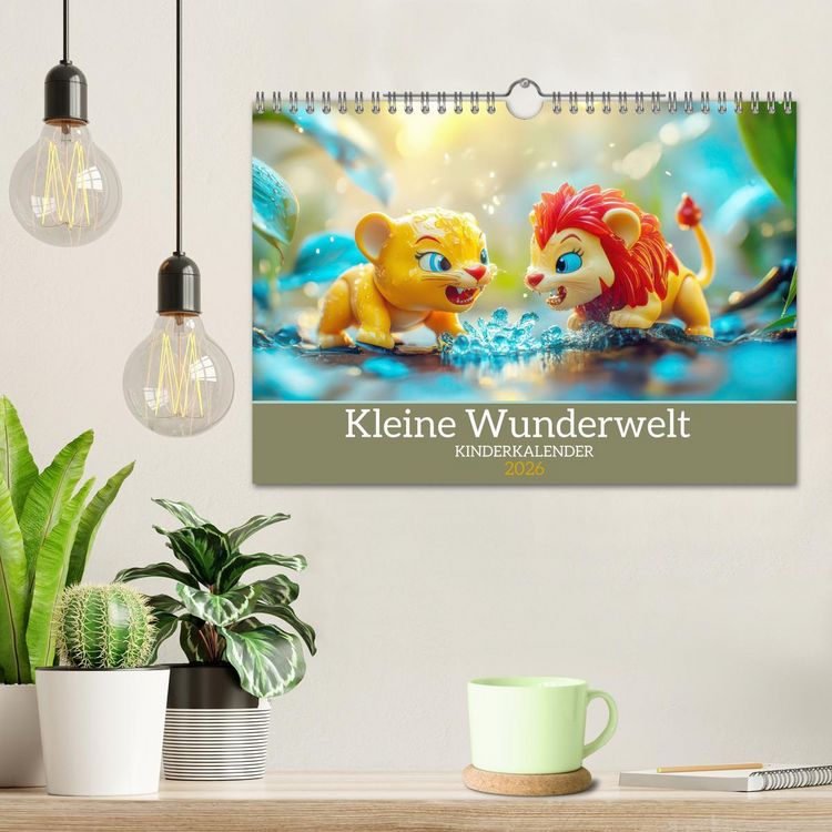 Produktbild: Kleine Wunderwelt - Kinderkalender (Wandkalender 2026 DIN A4 quer), CALVENDO Monatskalender