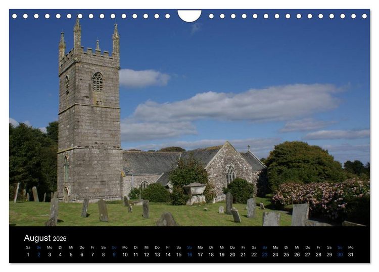 Produktbild: Anblicke und Ausblicke in Cornwall (Wandkalender 2026 DIN A4 quer), CALVENDO Monatskalender
