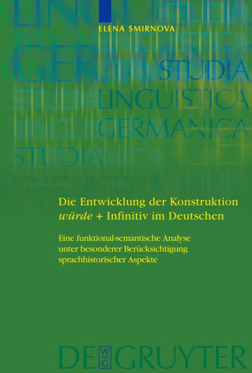 Produktbild: Die Entwicklung der Konstruktion w&uuml;rde + Infinitiv im Deutschen