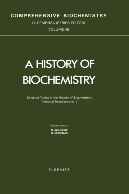 Produktbild: Selected Topics in the History of Biochemistry. Personal Recollections. V