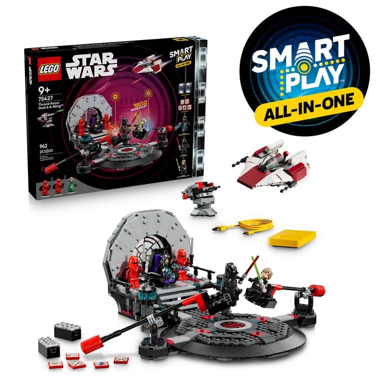 Produktbild: Star Wars 75427 SMART Play: A-Wing und das Duell im Thronsaal, Spielzeug