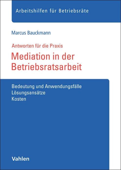 Produktbild: Mediation in der Betriebsratsarbeit