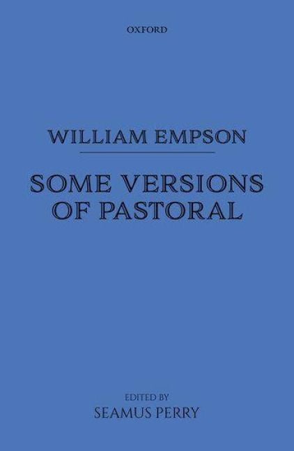 Produktbild: William Empson: Some Versions of Pastoral