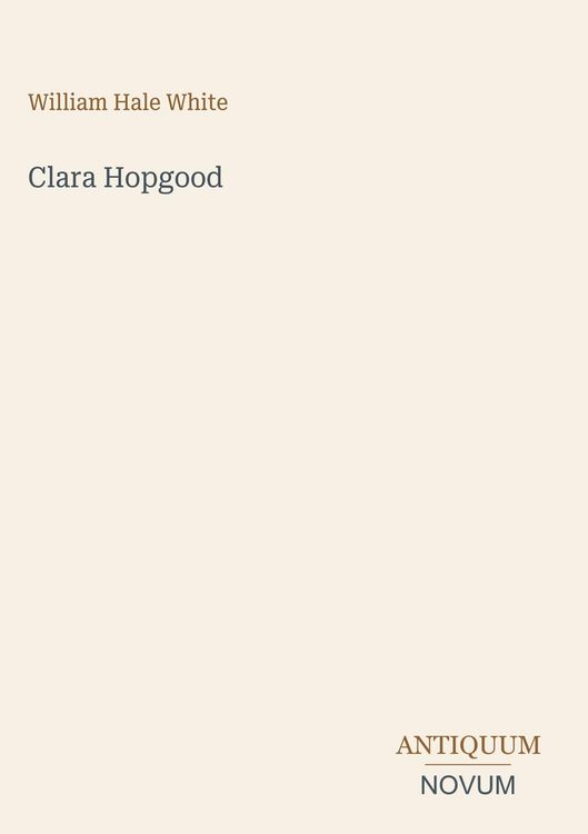 Produktbild: Clara Hopgood