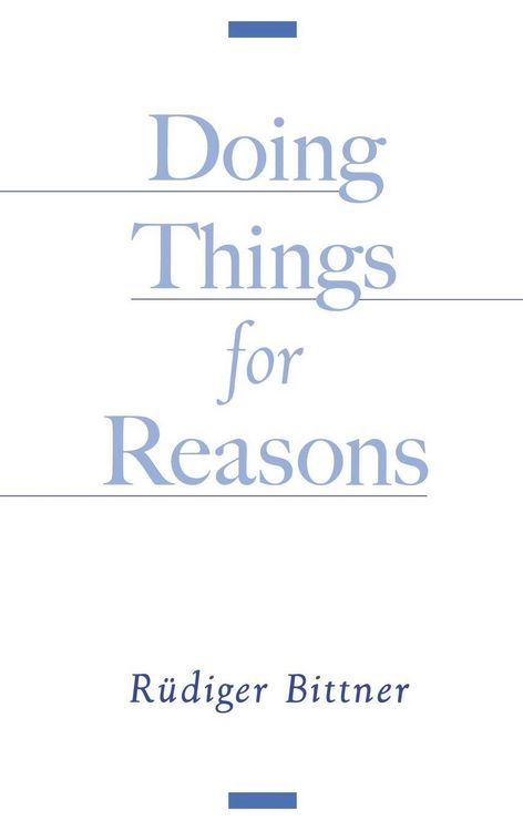 Produktbild: Doing Things for Reasons