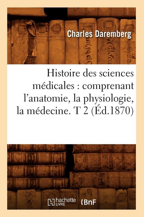 Produktbild: Histoire des sciences m&eacute;dicales