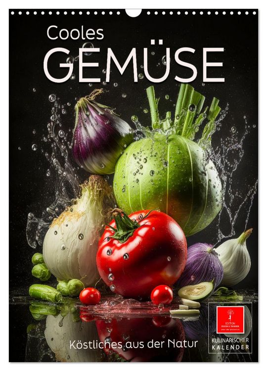 Produktbild: Cooles Gem&uuml;se (Wandkalender 2026 DIN A3 hoch), CALVENDO Monatskalender