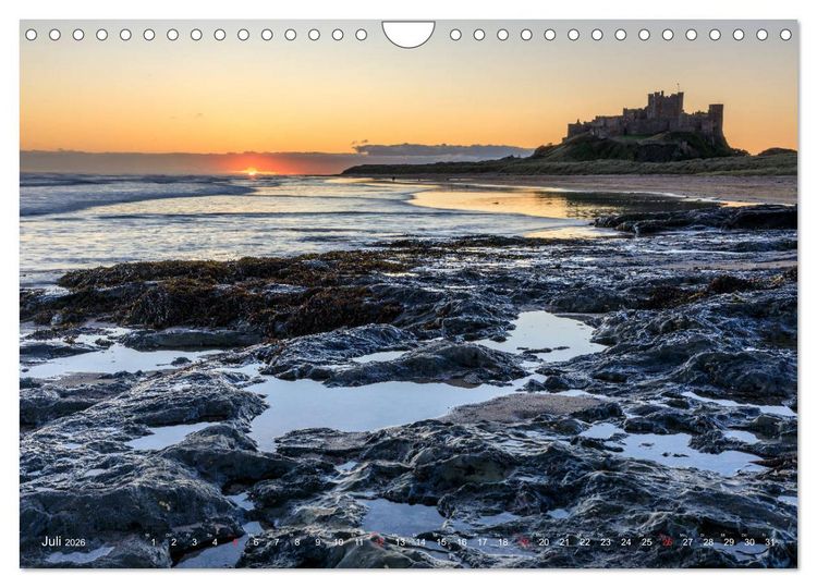 Produktbild: Magisches Northumberland (Wandkalender 2026 DIN A4 quer), CALVENDO Monatskalender