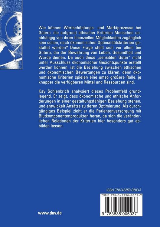 Produktbild: &Ouml;konomie sensibler G&uuml;ter