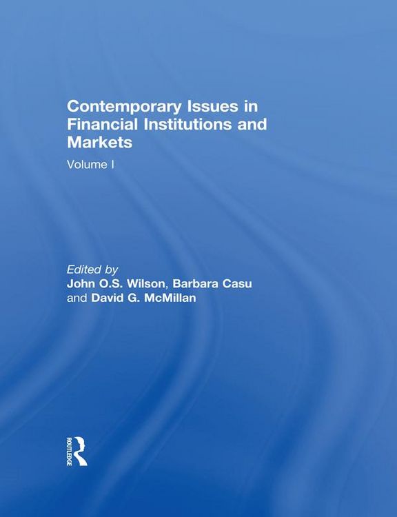 Produktbild: Contemporary Issues in Financial Institutions and Markets