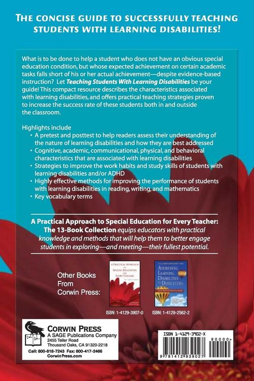Produktbild: Teaching Students With Learning Disabilities