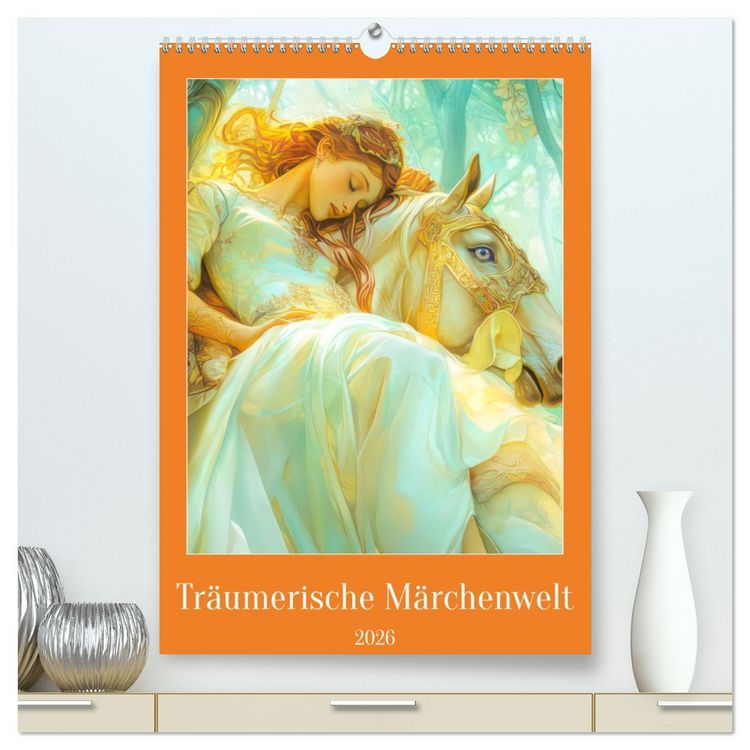 Produktbild: Tr&auml;umerische M&auml;rchenwelt (hochwertiger Premium Wandkalender 2026 DIN A2 hoch), Kunstdruck in Hochglanz