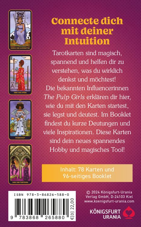 Produktbild: The Pulp Girls Tarot - Connecte dich mit deiner Intuition