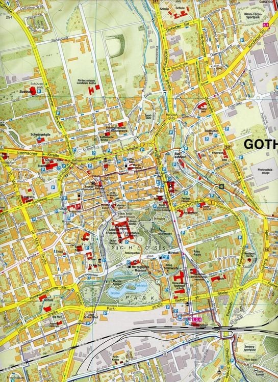 Produktbild: Gotha Stadtplan