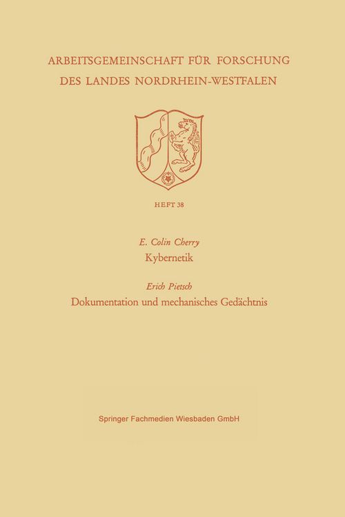 Produktbild: Kybernetik. Dokumentation und mechanisches Ged&auml;chtnis