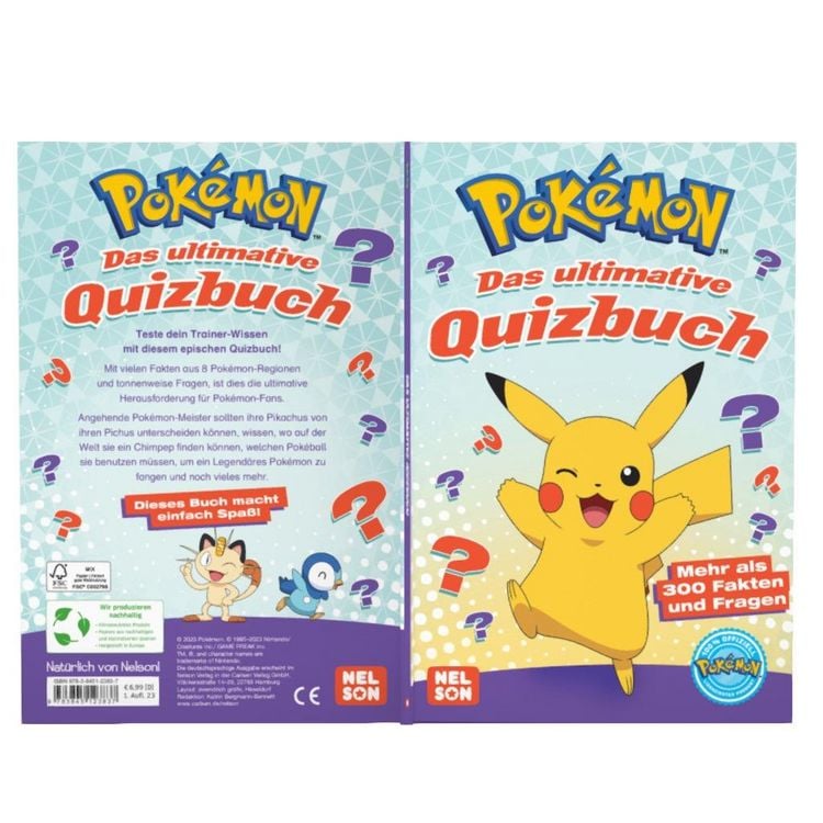 Produktbild: Pok&eacute;mon Activity-Buch: Das ultimative Quizbuch