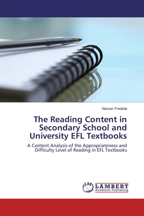 Produktbild: The Reading Content in Secondary School and University EFL Textbooks
