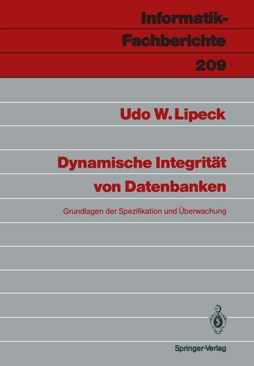 Produktbild: Dynamische Integrit&auml;t von Datenbanken
