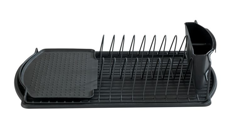 Produktbild: Geschirrabtropfer Mod. Basic Schwarz, f&uuml;r die Sp&uuml;le