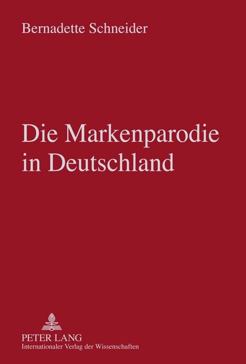 Produktbild: Die Markenparodie in Deutschland
