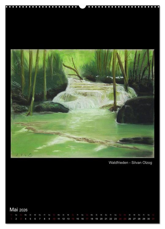 Produktbild: Kunstkalender der Moerser Palette e.V. (Wandkalender 2026 DIN A2 hoch), CALVENDO Monatskalender