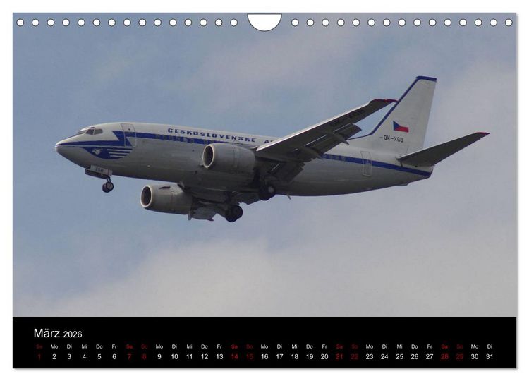 Produktbild: Im alten Glanz: Flugzeuge in Retro Livery (Wandkalender 2026 DIN A4 quer), CALVENDO Monatskalender