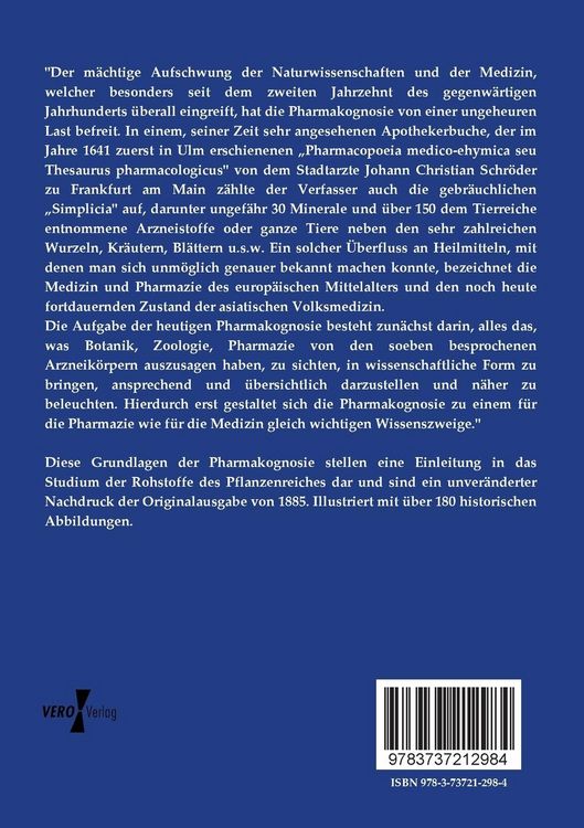 Produktbild: Grundlagen der Pharmakognosie