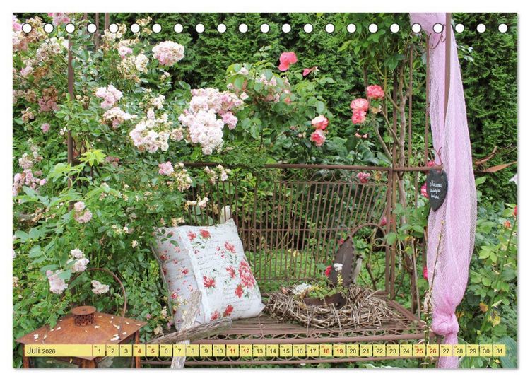 Produktbild: Gartenzauber (Tischkalender 2026 DIN A5 quer), CALVENDO Monatskalender