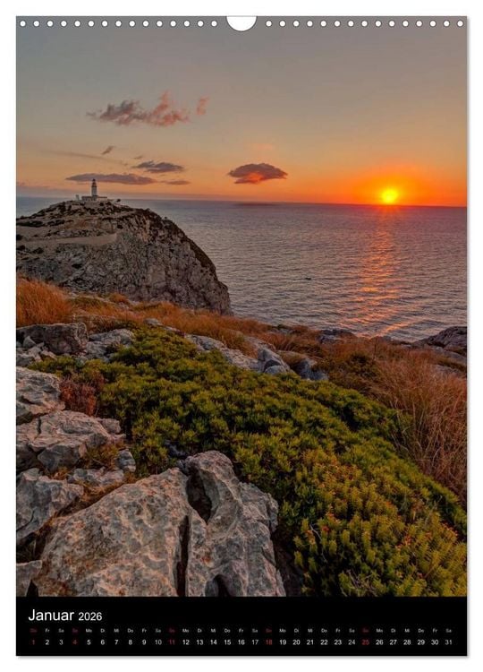 Produktbild: Mallorca - Sehnsucht nach der Insel (Wandkalender 2026 DIN A3 hoch), CALVENDO Monatskalender