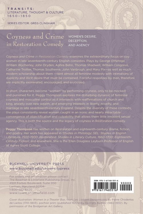 Produktbild: Coyness and Crime in Restoration Comedy